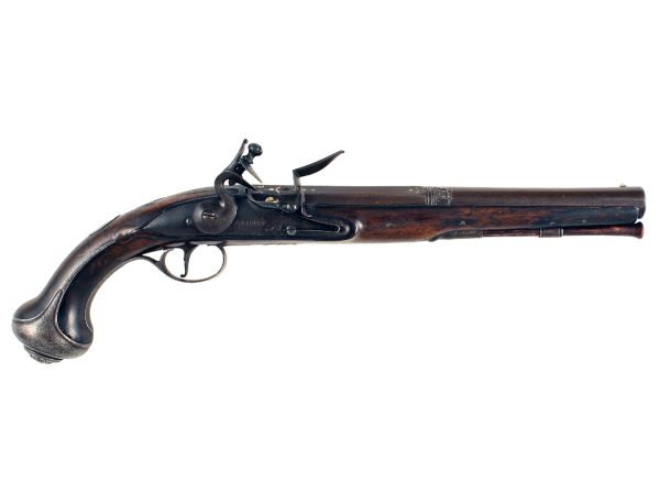 A Flintlock Holster Pistol by Griffin