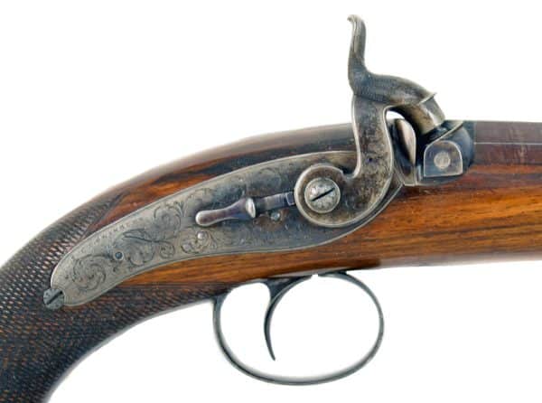 A Cased Percussion Target Pistol - Image 4
