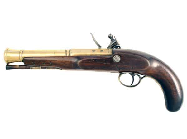 A Flintlock Blunderbuss Pistol by Fisher - Image 2