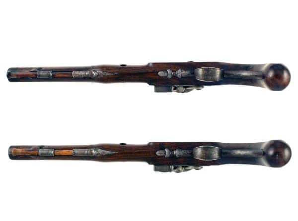 A Pair of Flintlock Duelling Pistols by D. Egg - Image 4