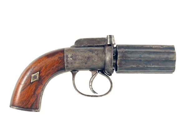 A Cased Pepperbox Revolver. - Image 3