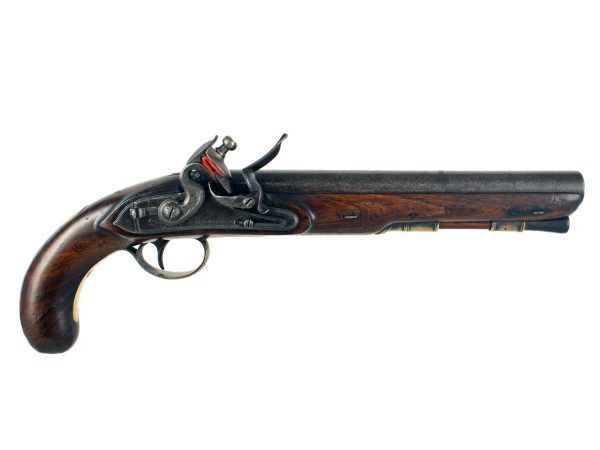 A Flintlock Officers Pistol by H. W. Mortimer.