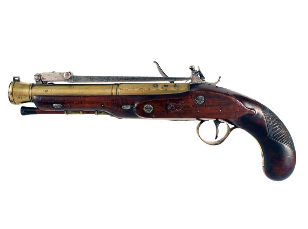 A Flintlock Blunderbuss Pistol by Wilson of London - Image 2