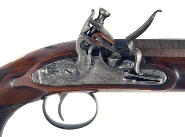 A Good Flintlock Officers Pistol by Prosser - Image 2