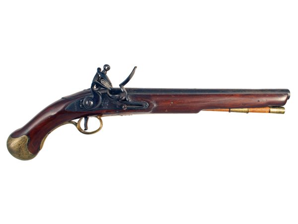 A Superb Flintlock Long Sea Service Pistol