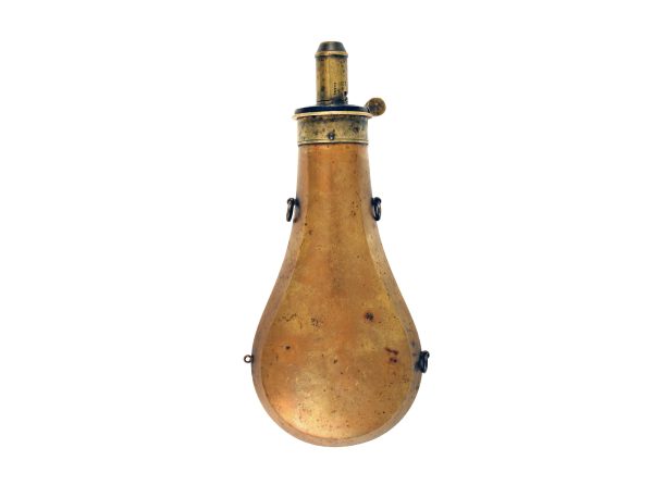 A Hanging Game Powder Flask. - Image 3