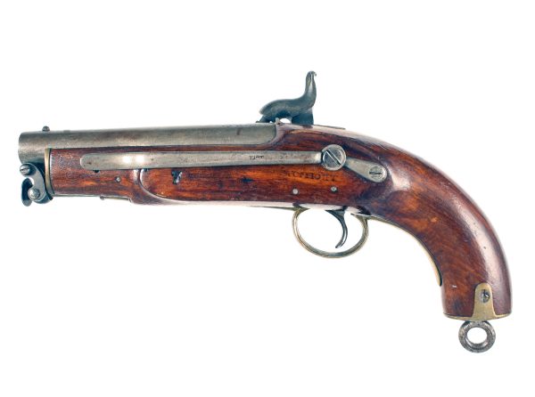 A Percussion Sea Service Pistol, Dated 1855. - Image 3