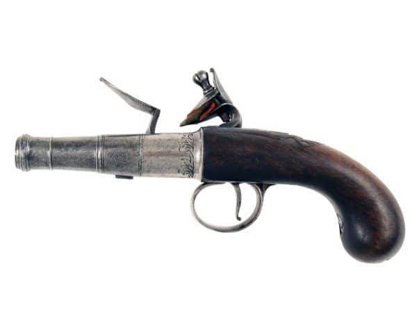 A Queen Anne Pocket Pistol by Hirst. - Image 2