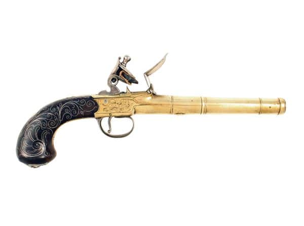 A Pair of Silver Mounted Pistols by Bunney - Image 3