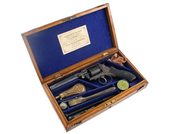 A Cased Percussion Revolver, Blissett & Son