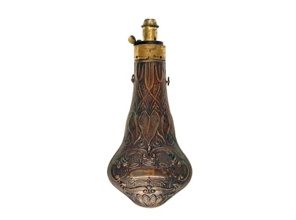 A Good Panel Pistol Flask by Hawksley - Image 3