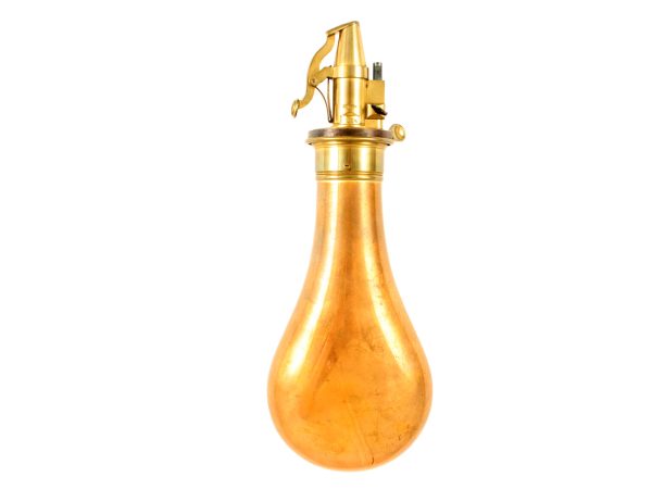 A Rifle Powder Flask by Marsh