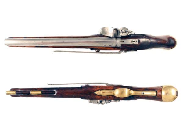 A Superb Flintlock Long Sea Service Pistol. - Image 2