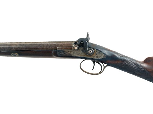 A D.B. Percussion Sporting Gun by C. Moore. - Image 2
