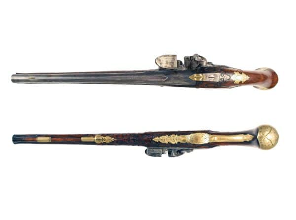 An Early Flintlock Holster Pistol - Image 3