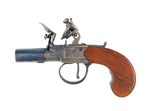 A Crisp Flintlock Pocket Pistol by Southall
