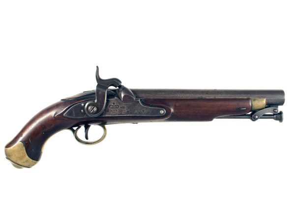 A Percussion Converted New Land Pattern Pistol.