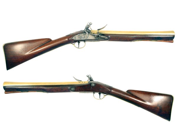 A Brass-Barrelled Flintlock Blunderbuss by Henshaw of London. - Image 3