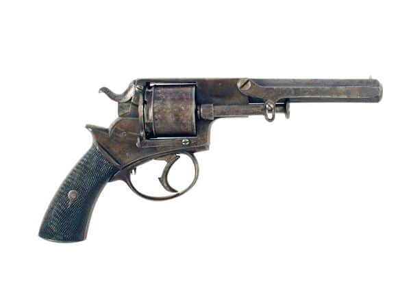 A Scarce Double Action Breech Loading Revolver