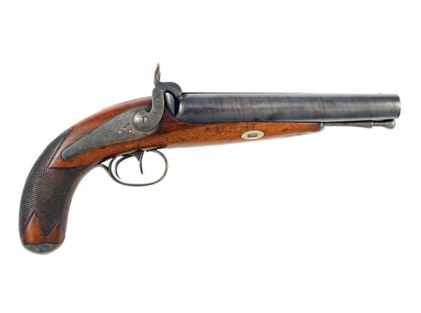 A 12 Bore Continental Howdah Pistol