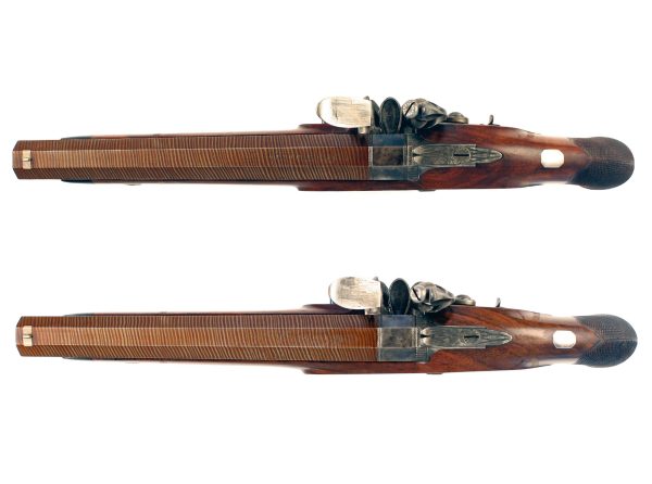 A Superb Cased Pair of Officers Pistols by Ross - Image 3