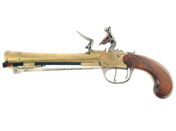 A Waters Patent Blunderbuss Pistol - Image 2