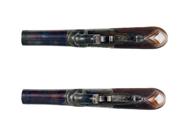 A Cased Pair of Small Percussion Pistols - Image 4