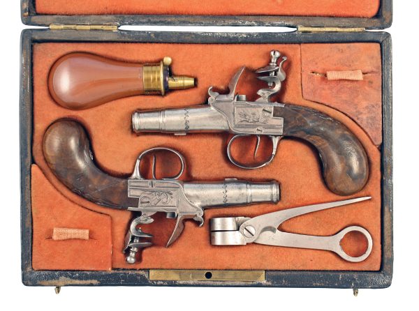 A Good Pair of French Flintlock Pocket Pistols