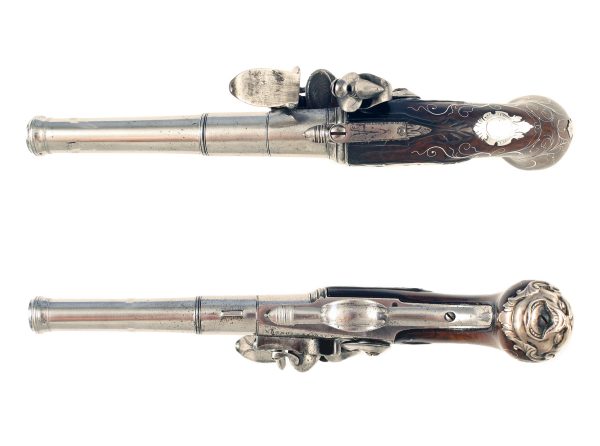 A Silver Inlaid Queen Anne Pistol - Image 2