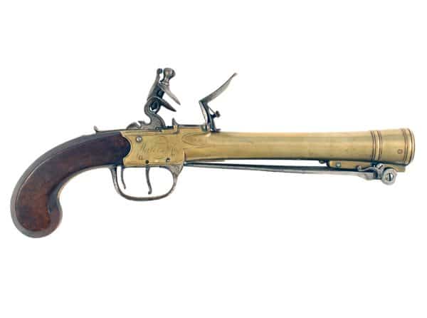 A Waters Patent Blunderbuss Pistol