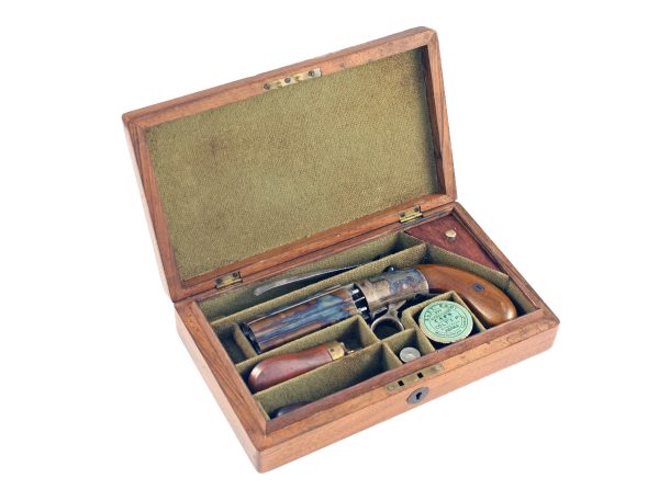A Cased Coopers Patent Pepperbox - Image 2
