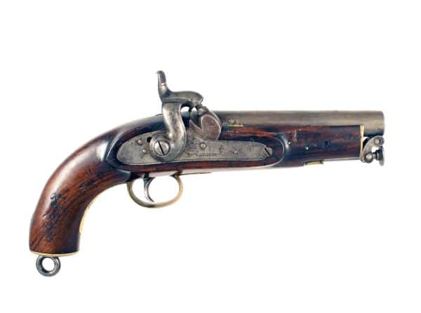 A Percussion Sea Service Pistol, Dated 1849.