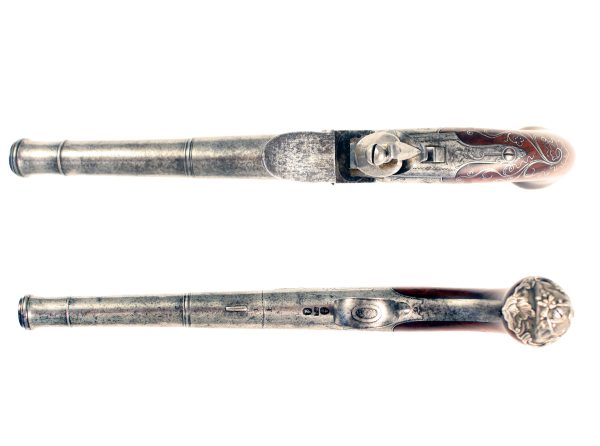A Box-Lock Flintlock Pistol by Richards - Image 4