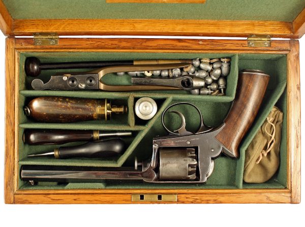 A Fine and Rare Cased 90 Bore Adams Revolver - Image 2