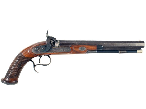 A Percussion Target Pistol by Greener
