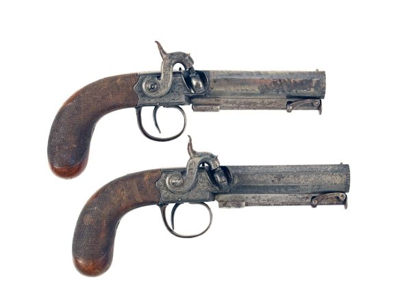A Pair of Percussion Pistols