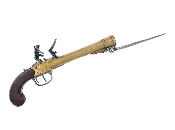 A Waters Patent Blunderbuss Pistol - Image 2