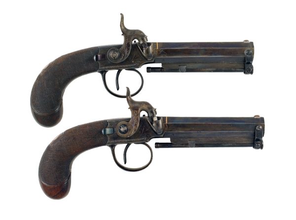 A Cased Pair of Percussion Pocket Pistols - Image 2