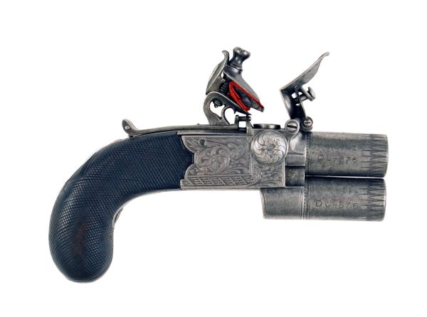 A Flintlock Tap Action Pistol by Joseph Egg