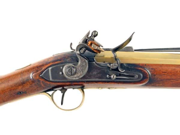 A Flintlock Blunderbuss with Bayonet