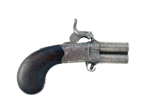 A Rigby Percussion Turn Over Pistol