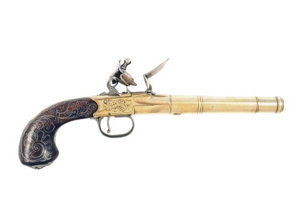 A Pair of Silver Mounted Pistols by Bunney - Image 4