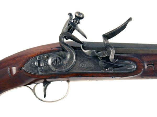 A Silver Mounted Flintlock Pistol by Green of London. - Image 2