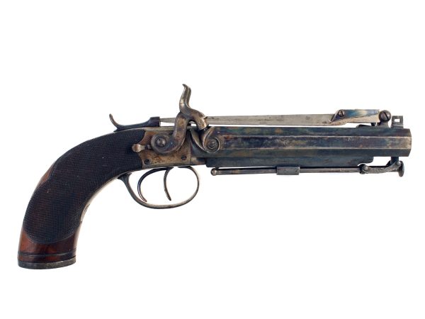 A Superb Double Barrelled Pistol
