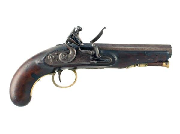 A Harding Pistol of Mail Coach Inspectors Type.