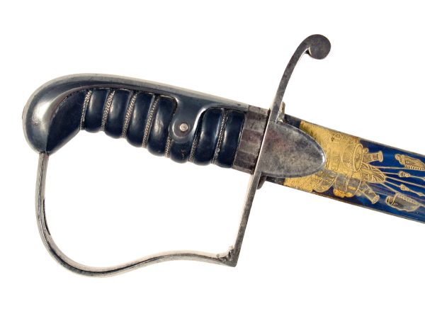 A Very Good Blue and Gilt Sword