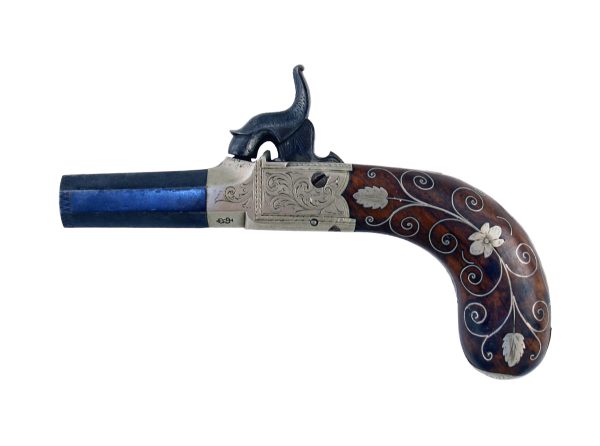 A Pocket Pistol by Sherwood of London. - Image 3