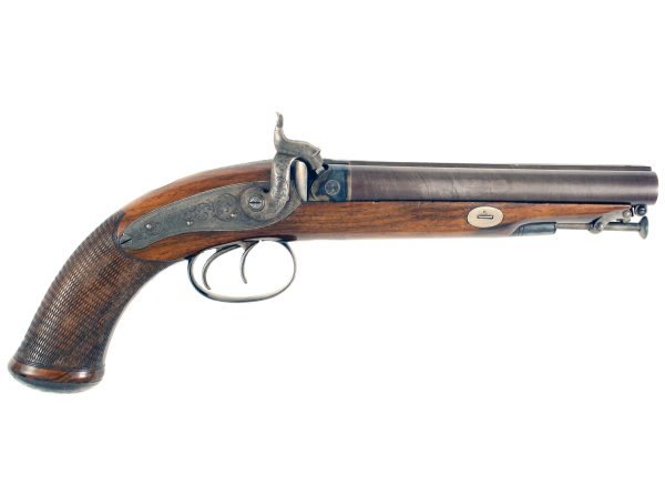 A Fine Cased Double Barrelled Pistol - Image 3