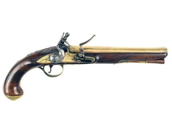 A Flintlock Holster Pistol by I. Parr