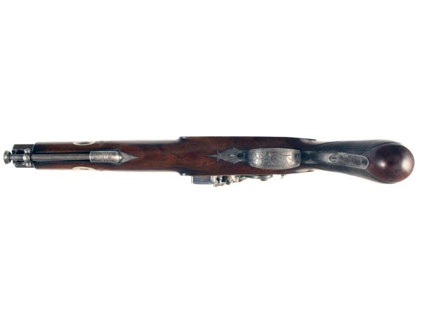 A Good Flintlock Officers Pistol by Prosser - Image 3